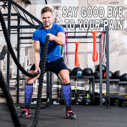 1Pair Compression Socks for Men Women 15-20 mmHg Medical Support for Running Nurses Flight Pregnancy Circulation Athletic Socks