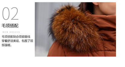 Winter Clothes Women Fur Parkas Quilted Jackets For Women Thicken Warm Long Coat Jacket Clothing Hooded Autumn Pdded Clothes