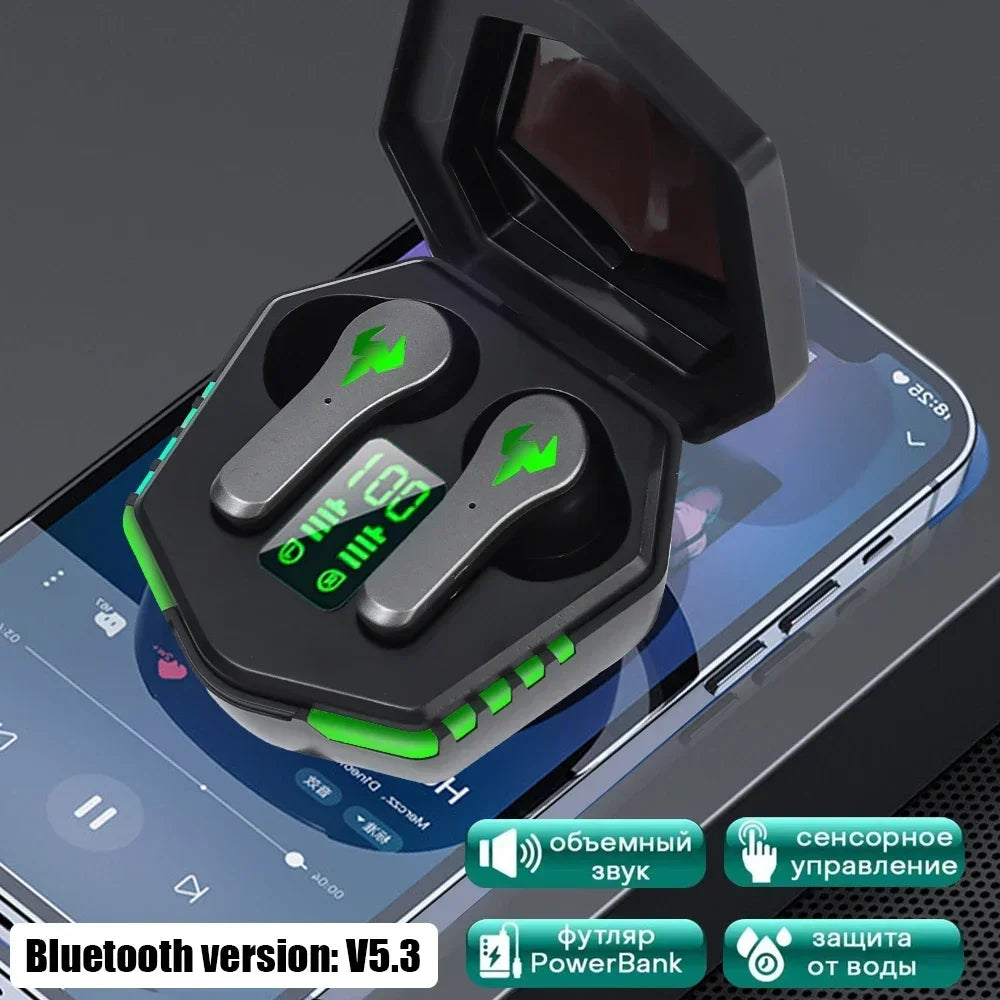 Original N35 Wireless Bluetooth 5.3 Headphones Noise Reduction Touch Control Earbuds Gaming Headset Music HD Calling Earphone