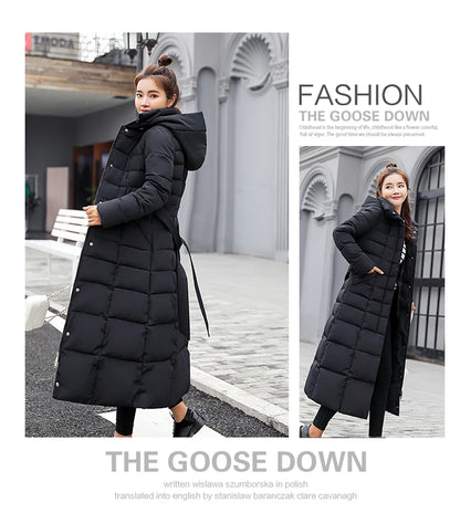 Winter Clothes Women Fur Parkas Quilted Jackets For Women Thicken Warm Long Coat Jacket Clothing Hooded Autumn Pdded Clothes