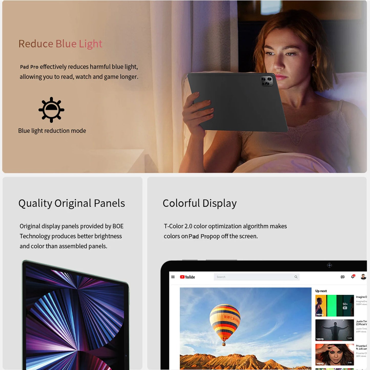 New 10.1 Inch Tablets Octa Core 4GB RAM 64GB ROM Dual SIM Cards 3G Phone Call WiFi Bluetooth Google Play Tablet Pc Android 13