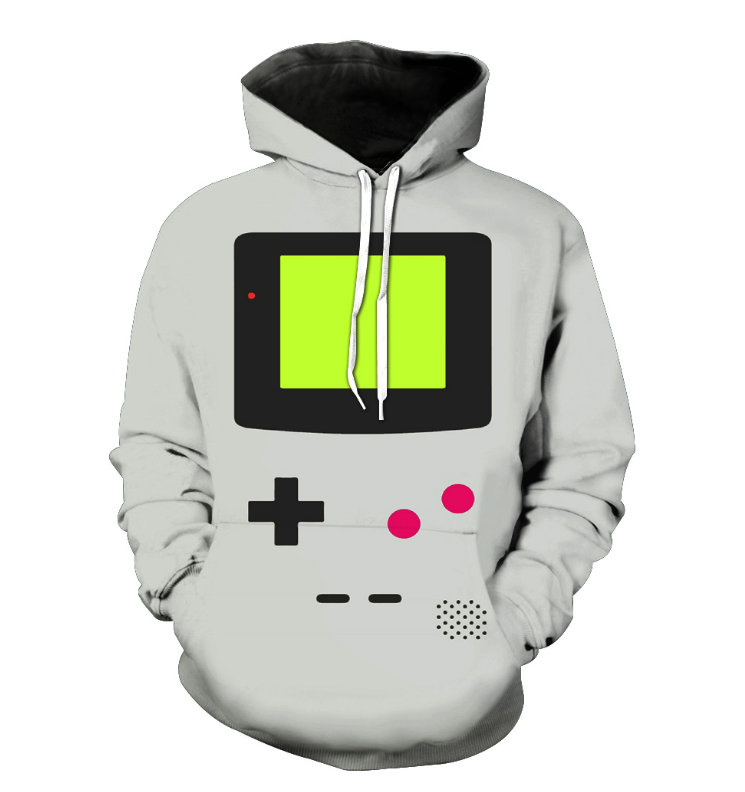 Trendy Digital Design Couples Hoodie
