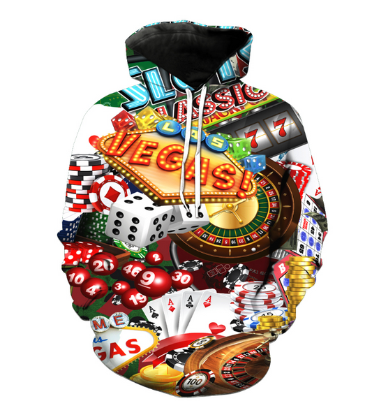 Trendy Digital Design Couples Hoodie