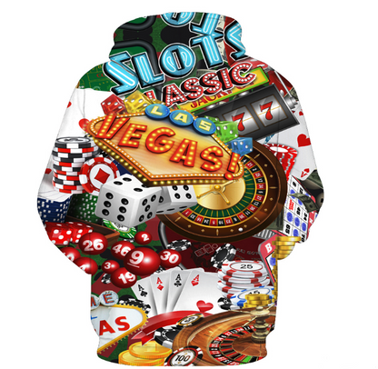 Trendy Digital Design Couples Hoodie